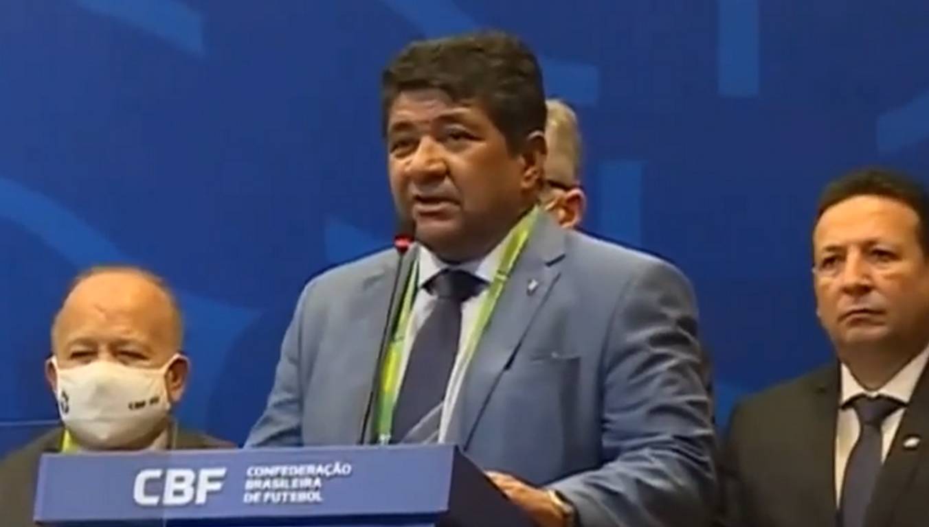 Ednaldo Rodrigues possui eleição validada na CBF após litígio encerrado pela Justiça (Foto: YouTube)